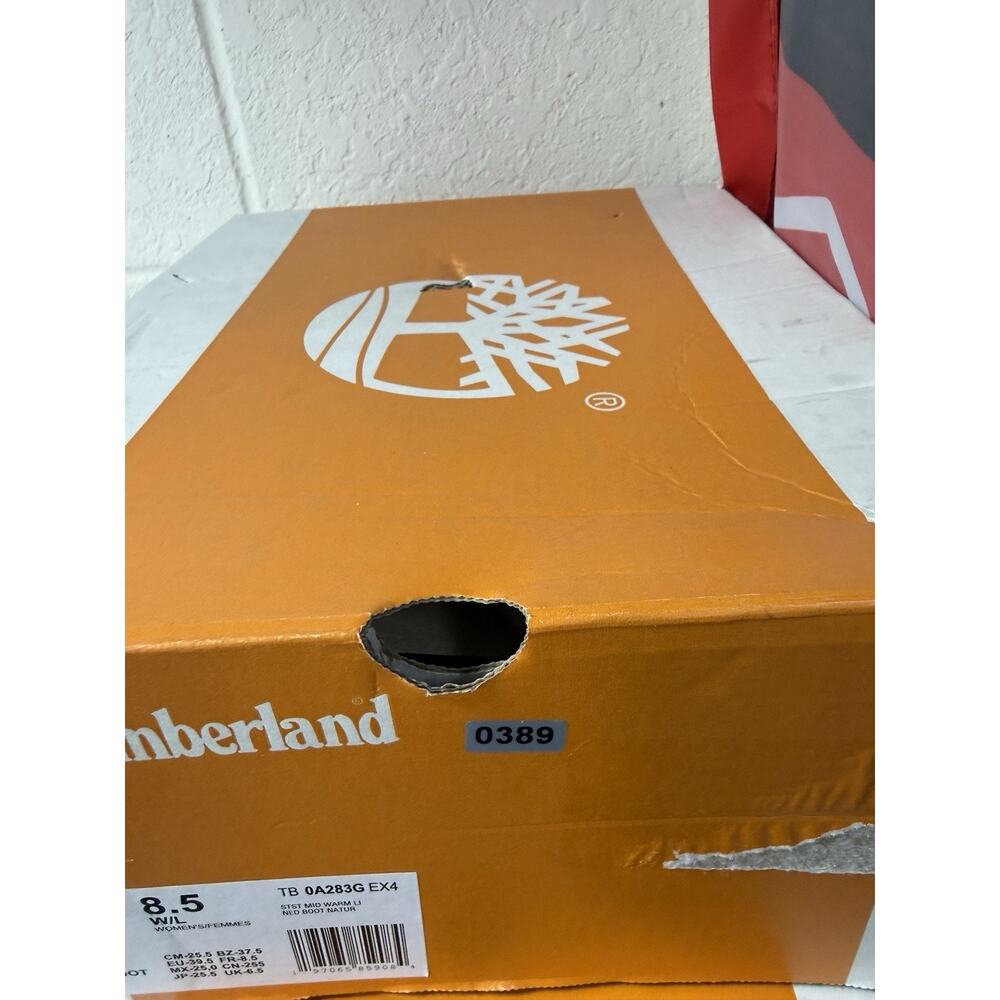 Timberland Stone Street Mid Warm Lined Boot Women’s 8.5 New - Picture 13 of 13